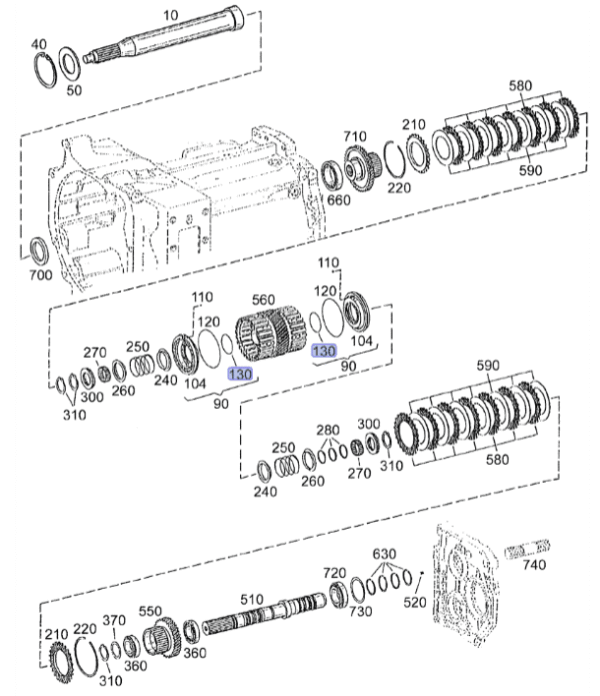 ORING MENJALNIKA ZA TRAKTOR CASE CS100, CS110, CS120, CS130, CS150 - slika 2