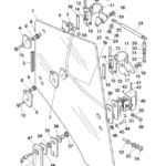 LEVA VRATA KABINE ZA TRAKTOR LANDINI MYTHOS 100, MYTHOS 110, MYTHOS 90, MYTHOS 115, LEGEND