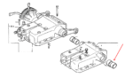 LEVA PUŠA DVIŽNEGA SISTEMA ZA TRAKTOR FIAT 62-86