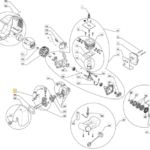 OHIŠJE FILTRA ZRAKA ZA MOTORNO KOSO STIGA SB27J, SB32, ST27J