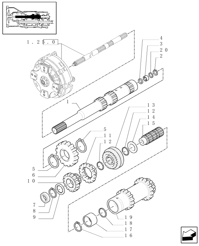 5179747 semering spojne osovine tn95f 1.28.1 3