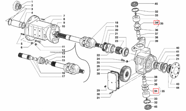 PUŠA PESTA ANTONIO CARRARO TIGRONE 8008, TIGRETRAC 5500, TIGRONE 7700 - slika 2
