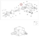 ZOBNIK REDUKTORJA ZA MULČER INO BREŽICE MMT 20 ZOBOV - slika 2