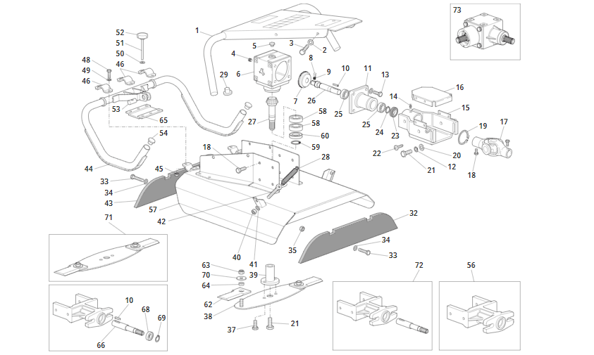FALK6 FALK7 ZANON MULCER MALCER DIJELOVI DELOVI