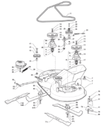 LEVO REZILO 420mm ZA VRTNI TRAKTOR HURRICANE HTG84RB, MULCHING - slika 2