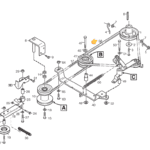 "ZADNJI" JERMEN PTO  ZA VRTNI TRAKTTOR STIGA VILLA