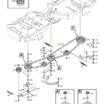 JERMEN PTO  MOTOR / CENTRALNA JERMENICA TRAKTOR STIGA PARK PRO SVAN4WD