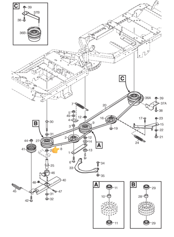 JERMEN PTO CENTRALNA JERMENICA / PROTI KOSIŠČU STIGA PARK PRO SVAN4WD - slika 2