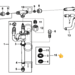 GARNITURA TESNIL INJEKTORJA ZA MOTOR JOHN DEERE 3029