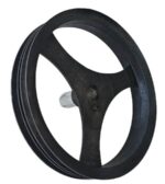 JERMENICA 254mm ZA MOTORNI PREKOPALNIK, NA DVA JERMENA, PREMER OSOVINE 17mm - slika 2