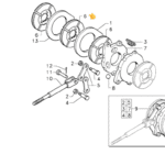 ZAVORNI DISK VRTLJIVI GOLDONI IDEA