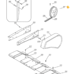 JERMENICA ZA MOTORNI PREKOPALNIK HECHT 785, ZADNJA 255mm